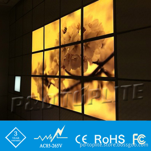 FCC Approved Artistic Square LED Panel Light (Scene Panel Light)